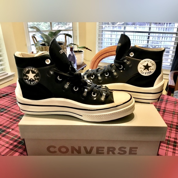 Size 10 - Converse Chuck Taylor All Star 70 x Kim Jones Black/Egret 2021 - Picture 2 of 11